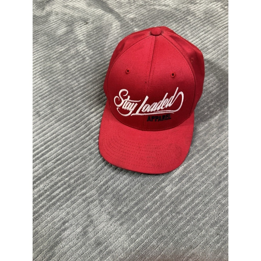 Stay Loaded Flexfit Hat L/XL Red Hat Trucker Apparel - Picture 2 of 8